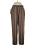 NYCC 100% Polyester Stripes Brown Casual Pants Size S - photo 2