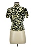 Monki Animal Print Yellow Short Sleeve Turtleneck Size M - photo 2