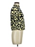 Monki Animal Print Yellow Short Sleeve Turtleneck Size M - photo 4