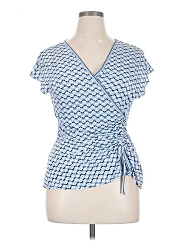 Max Studio Short Sleeve Blouse (view 1)