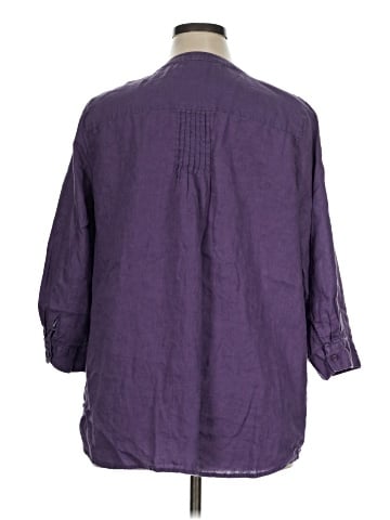 Coldwater Creek 3/4 Sleeve Button-Down Shirt (view 2)