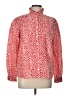 Boden 100% Cotton Polka Dots Red Long Sleeve Blouse Size 12 - photo 1
