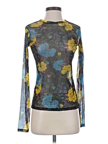 Zara W&B Collection Long Sleeve T-Shirt (view 1)