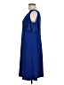 MSK Solid Blue Casual Dress Size M - photo 5