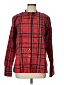 J.Crew 100% Cotton Plaid Red Long Sleeve Button-Down Shirt Size 12 - photo 1