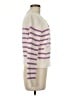 Boden 100% Cotton Stripes Purple Cardigan Size M - photo 4