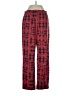 BCBGMAXAZRIA 100% Polyester Plaid Red Casual Pants Size S - photo 1