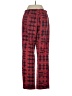 BCBGMAXAZRIA 100% Polyester Plaid Red Casual Pants Size S - photo 2