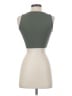 Romwe Green Sleeveless T-Shirt Size 2 - photo 2