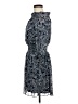 Westport 100% Polyester Paisley Blue Casual Dress Size 6 - photo 5