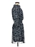 Westport 100% Polyester Paisley Blue Casual Dress Size 6 - photo 4