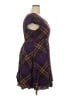 ModCloth 100% Rayon Argyle Brown Casual Dress Size 2X - photo 4