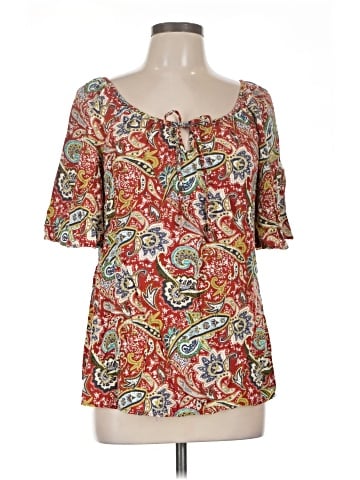 Bobeau 3/4 Sleeve Blouse (view 1)