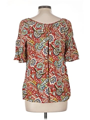 Bobeau 3/4 Sleeve Blouse (view 2)