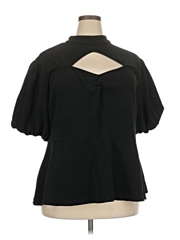 Ashley Stewart Short Sleeve Blouse (view 1)