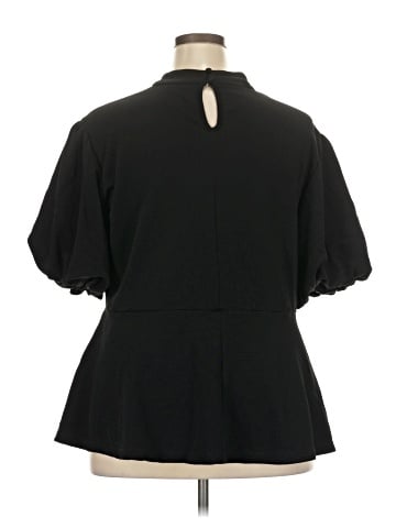 Ashley Stewart Short Sleeve Blouse (view 2)