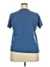 Roaman's 100% Cotton Blue Short Sleeve Top Size 18 (L) - photo 2