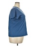 Roaman's 100% Cotton Blue Short Sleeve Top Size 18 (L) - photo 4