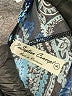 Perseption Concept Paisley Blue Casual Dress Size S - photo 7