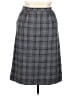 Pendleton 100% Wool Plaid Gray Wool Skirt Size 14 - photo 2