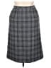 Pendleton 100% Wool Plaid Gray Wool Skirt Size 14 - photo 1