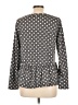 Green Envelope Polka Dots Gray Long Sleeve Top Size L - photo 2