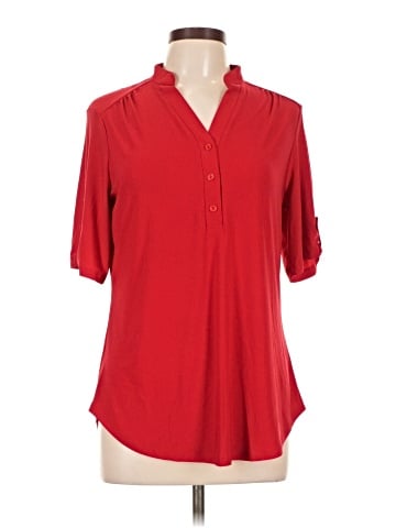 Perseption Concept Short Sleeve Blouse (view 1)