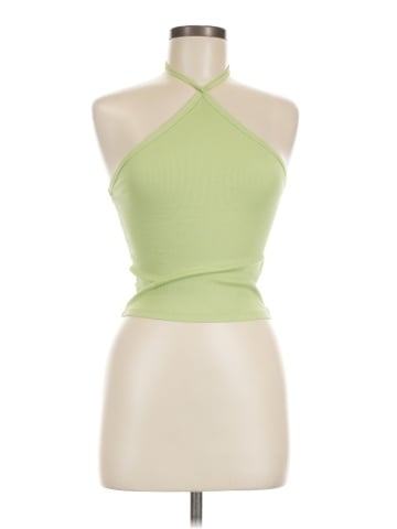 Madewell Supima&reg; Rib Halter Tank Top (view 1)