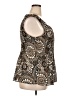 Serenade 100% Polyester Brown Sleeveless Blouse Size 2X - photo 4