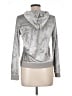 BCBGMAXAZRIA Silver Zip Up Hoodie Size L - photo 2