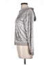BCBGMAXAZRIA Silver Zip Up Hoodie Size L - photo 5