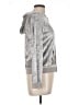 BCBGMAXAZRIA Silver Zip Up Hoodie Size L - photo 4