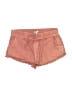 Roxy 100% Cotton Pink Denim Shorts Size L - photo 1