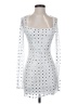 B. Darlin Polka Dots White Cocktail Dress Size 1 - 2 - photo 1