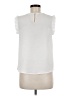 Mine White Short Sleeve Blouse Size M - photo 2