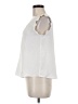 Mine White Short Sleeve Blouse Size M - photo 5