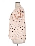 Adrianna Papell Polka Dots Pink Short Sleeve Blouse Size 1X - photo 5