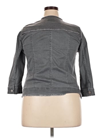 LOGO by Lori Goldstein Denim Jacket (view 2)