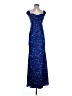 Shein 100% Polyester Stars Blue Cocktail Dress Size XS - photo 1