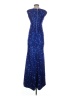 Shein 100% Polyester Stars Blue Cocktail Dress Size XS - photo 2