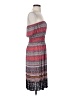 Assorted Brands Print Red Casual Dress Size L - photo 4