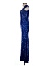 Shein 100% Polyester Stars Blue Cocktail Dress Size XS - photo 5