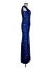 Shein 100% Polyester Stars Blue Cocktail Dress Size XS - photo 4