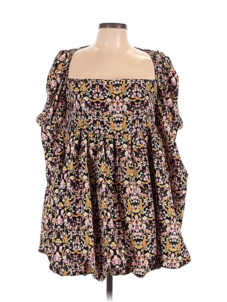 Pre-owned Buddy Love Casual Dress In Brown