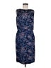 Erdem 100% Polyester Paisley Blue Cocktail Dress Size 6 - photo 1