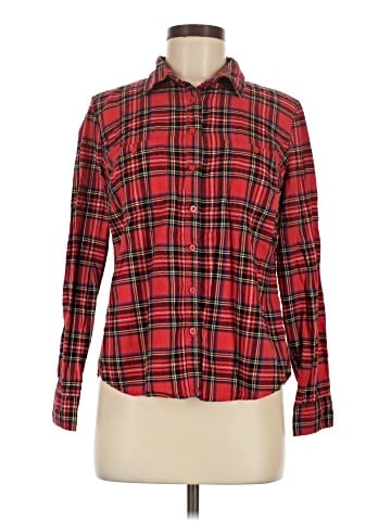 St. John's Bay Long Sleeve Button-Down Shirt (view 1)