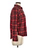 St. John's Bay 100% Cotton Plaid Red Long Sleeve Button-Down Shirt Size M - photo 4