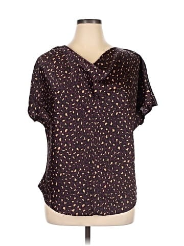 Anne Klein Short Sleeve Blouse (view 1)