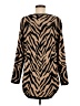 CAbi Animal Print Brown Black Pullover Sweater Size M - photo 2