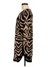 CAbi Animal Print Brown Black Pullover Sweater Size M - photo 5